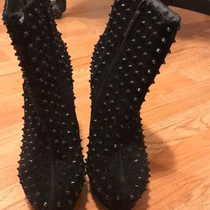Spike Pointy Heel/ booties